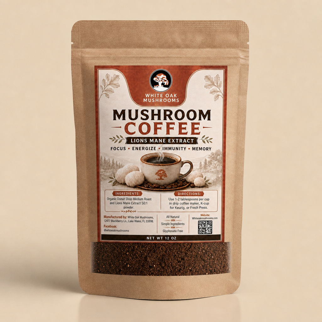 Mushroom Coffee with Lion’s Mane Extract – 12 oz